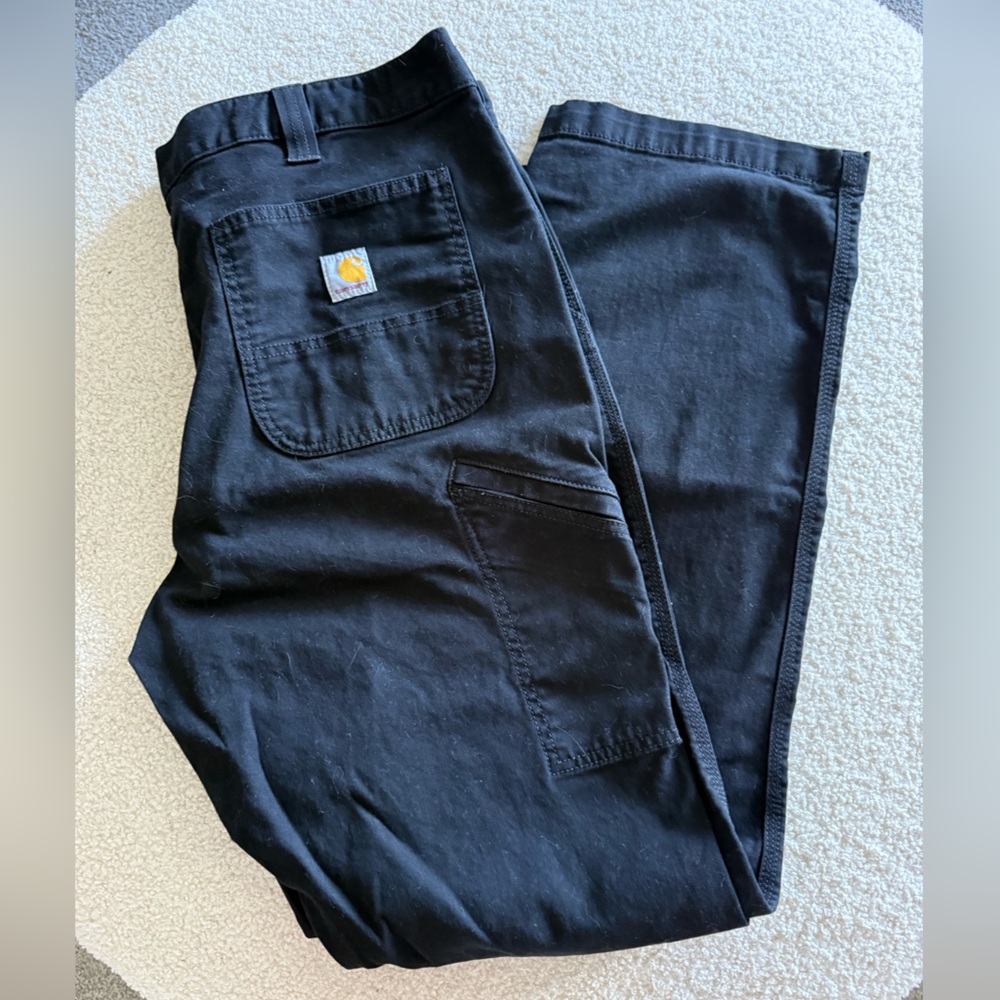 Carhartt Rugged Flex Black Canvas Pants